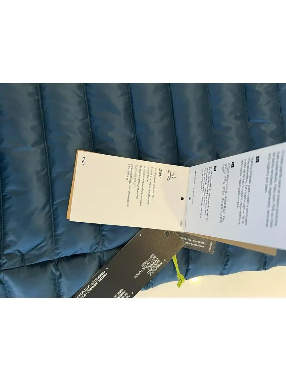 $180 Men's The North Face Terra Peak Insulated Hiking Camping Vest Petrol Blue S